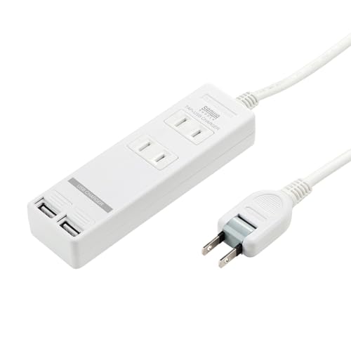 サンワサプライ 【5個セット】 サンワサプライ USBシャッター付きタップ TAP-B110USH-3WX5 Amazon.co.jp: サンワサプライ USBシャッター付きタップ（2P・2個口