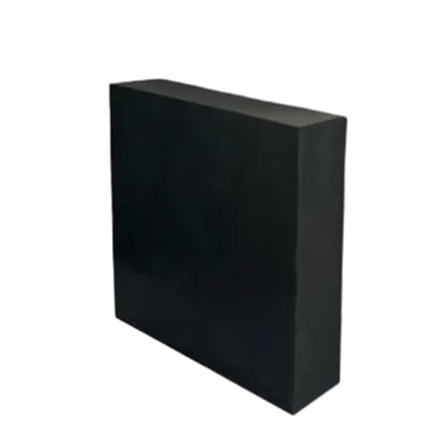 Elastic Anti Slip Damping Gasket, Black Industry Rubber Block, 50X50mm 100x100mm 150X150mm 200x200mm Shockproof Pad 1pc(150X150X20mm)