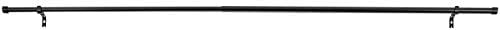 Amazon Basics Curtain pole - 182-365cm, Black