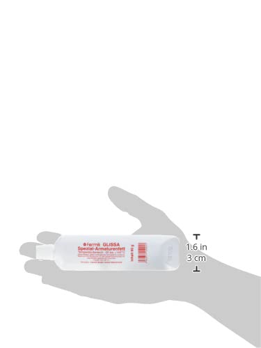 Stabilo-Sanitaer Spezial Glissa Armaturenfett 60g Tube, Wasserhahnfett lebensmittelecht, Temperaturbeständig -20 bis +140°C, Schmierfett für Trinkwasserleitungen