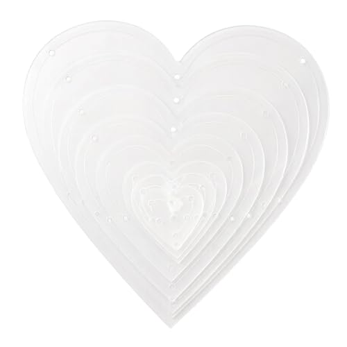 Règle de couture cœur et outil de traçage pour patchwork et patchwork créatif - 2
