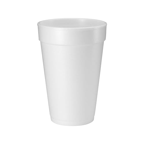 DART 16oz Foam Cups Case of 500ct 16J165
