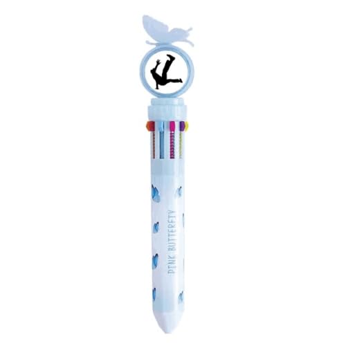Stylo à bille rétractable multicolore Jumping Dancer pour les cours