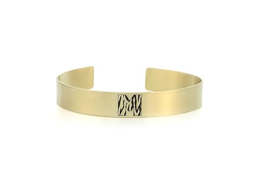 Bracelet or 24k motif tigre le cadeau personnalisé idéal pour elle