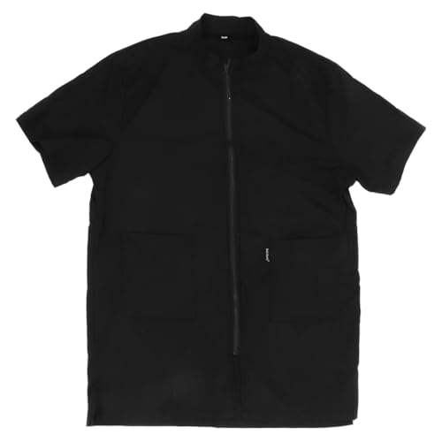 POPETPOP Dog Grooming Smock - Pet Grooming Workwear with Full Zipper Pet Grooming Smock Pet Grooming Apron Barber Smock Dog Cat Smock for Women Men Pet Salon Clo