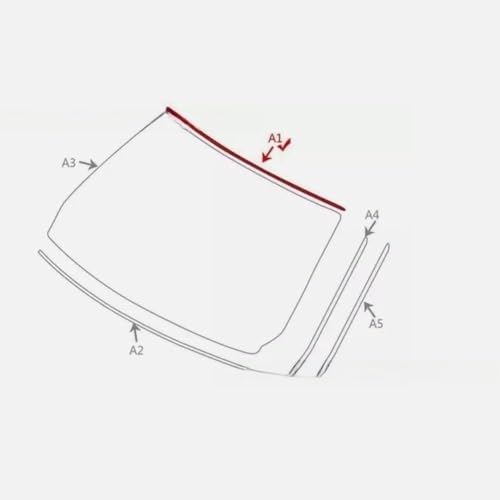 Bande d'étanchéité pare-brise et lèche-vitre robuste 51317061967 pour E90 E91 E60 2005-2012 - 2