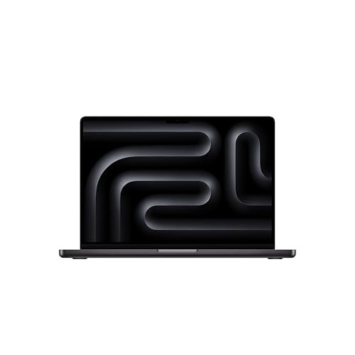 Apple MacBook Pro portátil con chip M4, CPU y GPU de 10 núcleos: diseñado para Apple Intelligence, pantalla Liquid Retina XDR de 14,2 pulgadas, 16 GB de memoria unificada,512 GB de SSD, Negro espacial