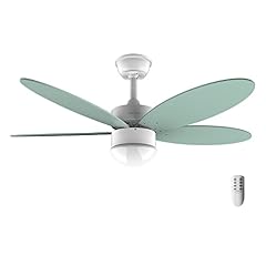 Cecotec Ventilatore da soffitto con luce EnergySilence Aero 4260 Mint. 40 W, motore DC, diametro 42" con 5 pale reversibili, luce LED, telecomando, timer, 6 velocità