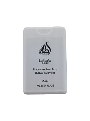 Lattafa Royal Sapphire Eau De Parfum Trial Size Spray, 20Ml/0.67Oz (Unisex) #TOP1