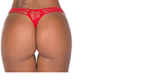 Lingerie Pimenta Sexy Calcinha Lap Dance Renda Vermelha REF:6075