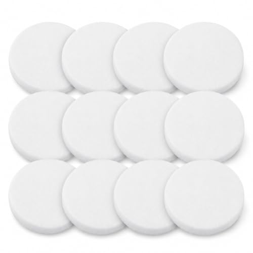 Image of Fine Filter Water Polishing Pads for Fluval FX4 FX5 FX6,12 Pack | Extra Thick Micro-Fine Polyester,White Color ,Filter Media Canister Aquarium Quick Clear Pads,,Promotes Healthy Water