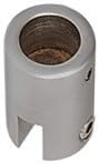 CRL Brushed Nickel Support Bar Bracket for 1/4" to 5/16" (6 to 8 mm) Glass