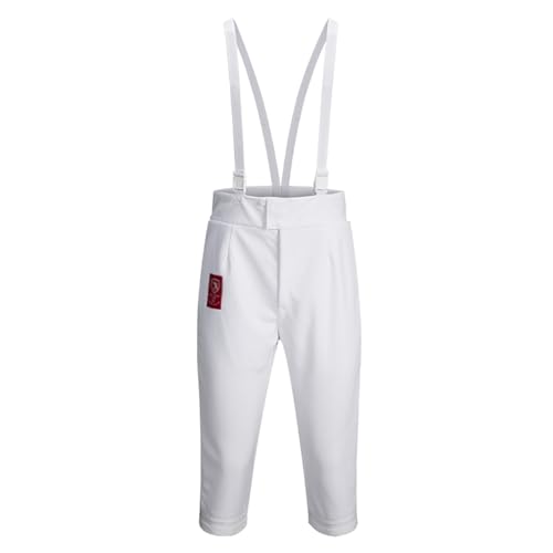 DJJYCTNM Pantalones de Esgrima 350N, Traje de Esgrima para Entrenamiento de Esgrima para Adultos y Niños, Equipo de Esgrima, Ropa Protectora, Lámina/Espada/Sable (Color : Left Hand, Size : 58#)