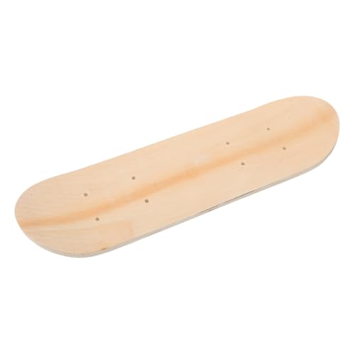 LOORGVEL 3 Piezas Tablero Skate Infantil de Madera Contrachapada de Tabla para Principiantes Resistente y Ligera para DIY Doble Cara para Personalizar con y Graffiti