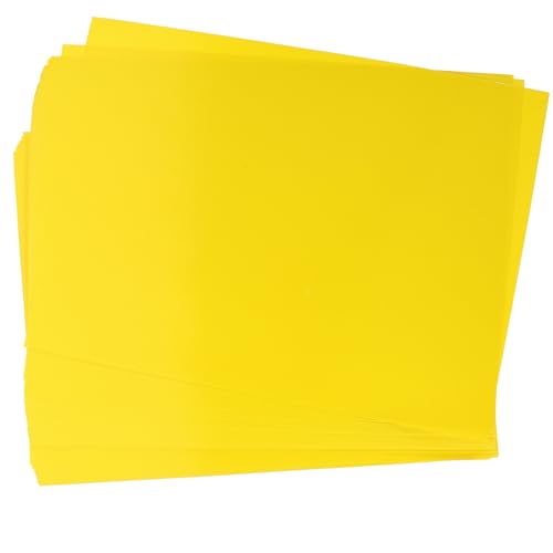 Papier publicitaire jaune A4 OSALADI en papier couché 100 feuilles pour prix en magasin