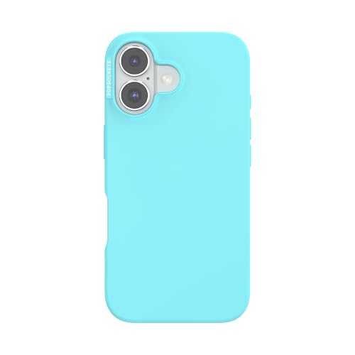 Image of POPSOCKETS iPhone 16 Case Compatible with MagSafe, Phone Case for iPhone 16, Wireless Charging Compatible, Case Only - Butterfly Pea Blue