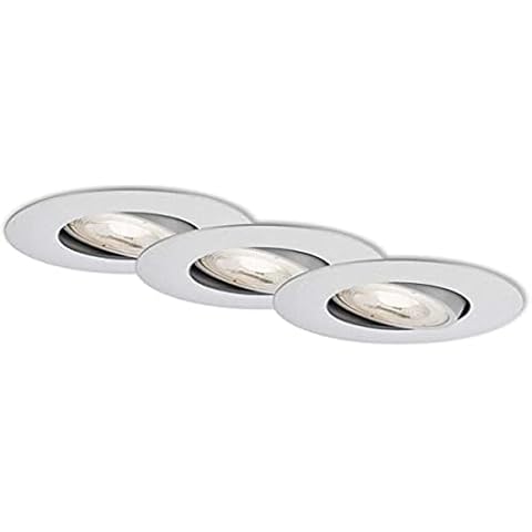 Lámparas led encastrables Briloner, set de 3 Cover