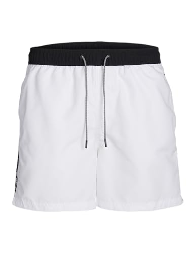 JACK & JONES Jpstfiji Jjswim Black Tape Ly Sn heren Shorts