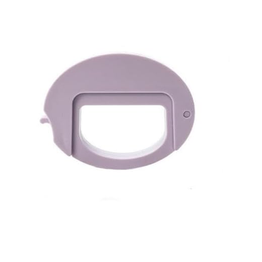1Pc Household Food Bag Clips Oval Handle Design Easy-Grip Locking Seal for Kitchen Pantry Snacks Travel Compact Portable Storage, Purple
