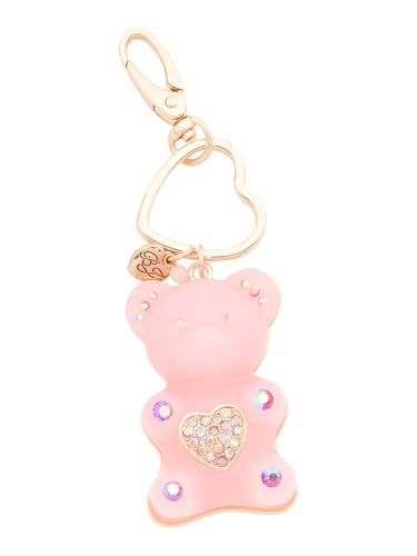 Betsey Johnson Backpack Purse Key Fob Charm (Pink Gummy Bear)