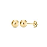 14K Gold Filled Earrings Round Ball Gold Studs Earrings for Women Gold Earrings | 7mm