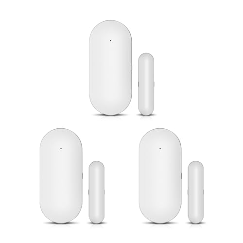YBJ Wireless Door Window Sensor Door Magnetic Detector for Home Security Alarm System Entrance Alarm Anti-Theft,Intrusion Prevention,for Home Warehouse Garage Business Store Office (3pcs)