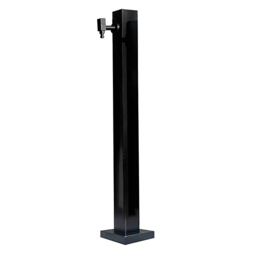 Colonne d'eau De Jardin Extérieure, Colonne d'eau de Jardin avec Robinet, Fontaine Extérieure de Jardin, Robinet D'eau de Bouche D'incendie - Noir(95cm/37.4in)