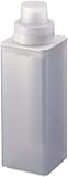 山崎実業(Yamazaki) マグネット詰め替え用ランドリーボトル ホワイト 約7X7.2X22cm ミスト MIST 計量キャップ 簡単詰め替え 500ml 4854