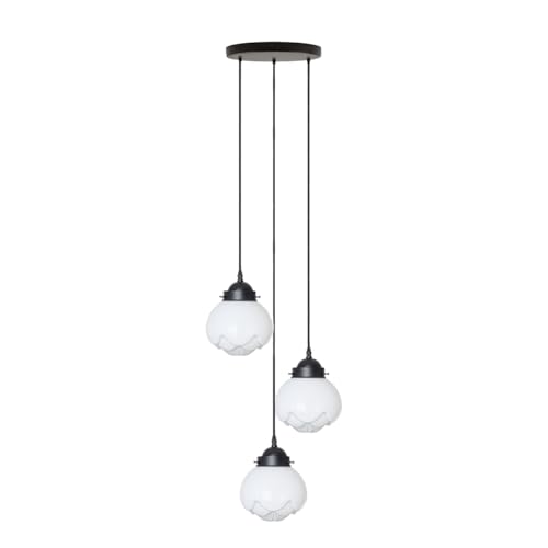 Lampe suspendue 3 lumières Paeonia pour un éclairage élégant