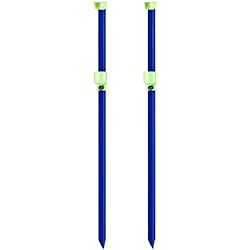 Comprar Caña Surfcasting Genérico Soporte caña de Pesca para surfcasting. Longitud 150 cm, 2 Unidades Lote. Soporte caña Playa en Color Azul.