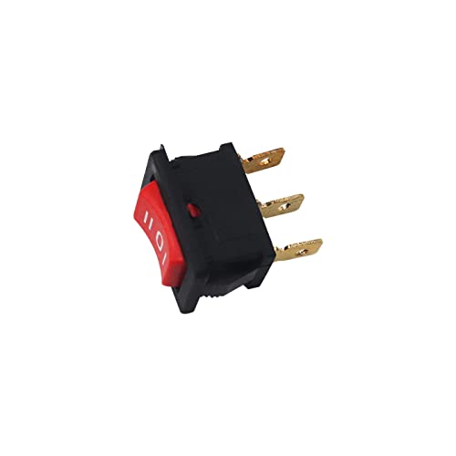 Image of Electronic Spices 5 Pcs Made In India 3 Pin on /off /on Rocker Switch, 6A 250V Terminal Spdt Rocker Switch on off on