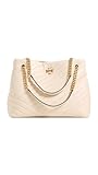 Tory Burch Women's Kira Chevron Tote, New Cream, One Size