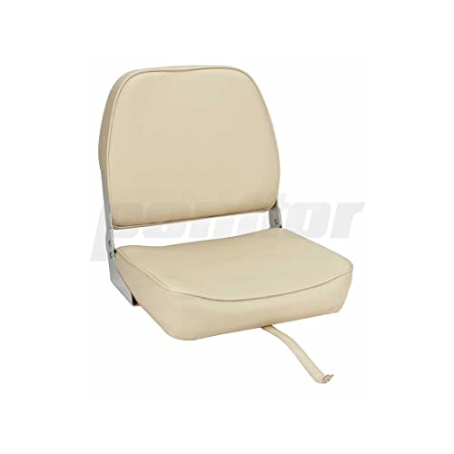 PONTTOR Klappsitz ALLER Bootssitz Bootsstuhl Steuerstuhl Anglerstuhl beige