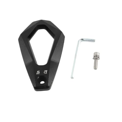 Cubierta de escape para moto Zontes 501G protector de aluminio negro Style A