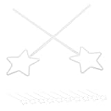 Les anneaux en fil blanc offrent une base mais simple pour vos projets créatifs, cadres de baguettes en perles , boucle de baguette