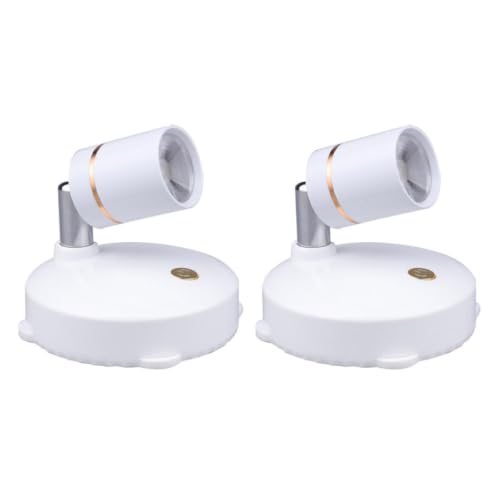 Foco LED Recargable USB para Eliminar Zonas Oscuras Lámpara ABS Blanca con Control Remoto