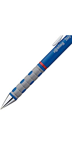 Image of Rotring Ball Point Pen Medium for Smooth Writing | Blue Ink | 1.0mm | Blue ABS Plastic Barrel | Tikky Series