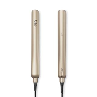 Silk'n Hair Straightener | SilkyStraight | Hair Straightener with Infrared and Ionic Technology | Warm After 15 Seconds | Long-Lasting lint-Free and Shiny Result | All Hair Types | Storage Bag