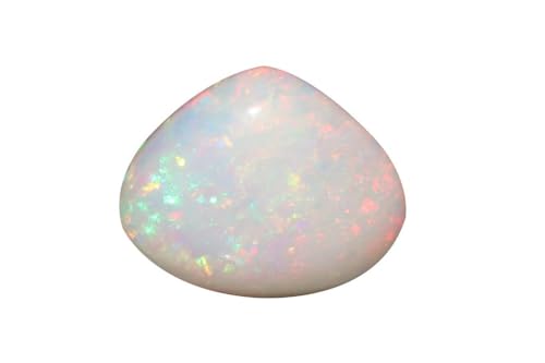 Opale éthiopienne cabochon pierre précieuse coeur 15x18mm pour création bijoux