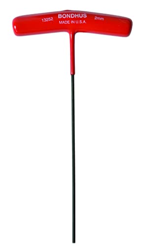 Bondhus 13256 3mm Hex Tip Graduated Length T-Handle with ProGuard Finish, 196mm