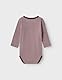 NAME IT Baby-Mädchen Nbfwillow Wool Ls Body Langarmbody, Lila, 62
