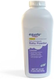 Equate Pure Cornstarch Baby Powder Lavender Hypoallergenic Talc-Free 22 oz (Pack of 2) image 5