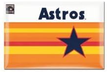 Houston Astros / Cooperstown Metal Magnet 2.5" x 3.5"