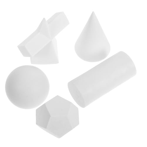 CIYODO 5個 迷?点幾何体模型 複製膏製スケッチ用描画モデル インテリア装飾用ミニマリストアートプロップ