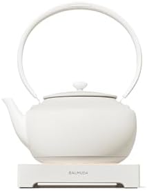 BALMUDA Combo Pack White | MoonKettle & The Lantern | Electric Kettle with Temp Control & Rechargeable LED Lantern
