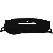 Dash Cover for Chevrolet Silverado 2007-2013 Dash Board Mat Non-Slip Dash Cover Mat Polyester Center Console Dashboard Cover Pad Carpet Black