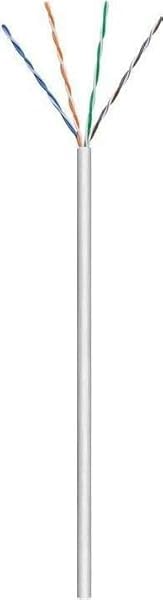 Cavo di Rete Ethernet CAT6 U/UTP 305 m, Rame CCA AWG24, 10 Gbps, 250 MHz, Guaina PVC, Grigio