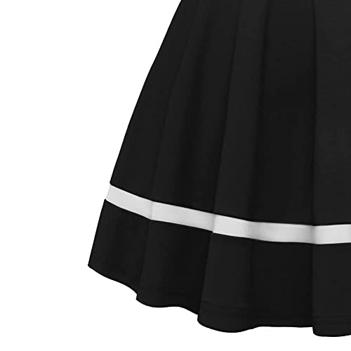 Image of Girls Kids Skater Skirts with Attached Inner Shorts (3 Years - 15 Years) rayon blend
