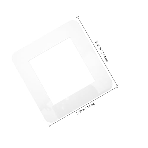 Cubierta placa pared 8,6x9 cm transparente para protección de interruptores de hogar 3