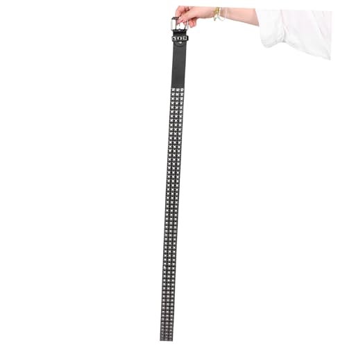 Men and Women Punk Style Grommet Belt Artificial Leather with Unique Hollow Design for Comfortable Wear and Enhanced Breathability Warm Weather4